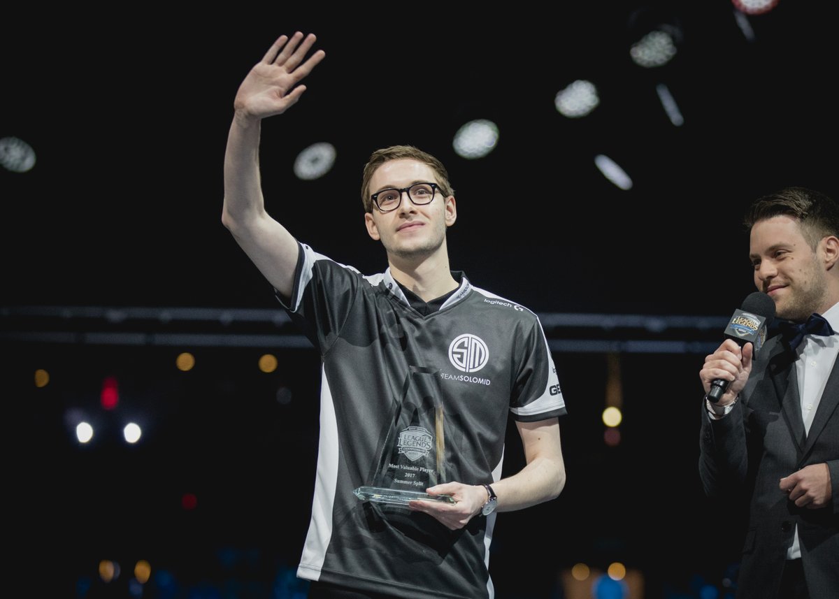 Nejužitečnější hráč NA - Søren "Bjergsen" Bjerg