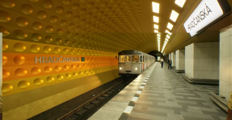 Simulátor pražského metra Back in Service