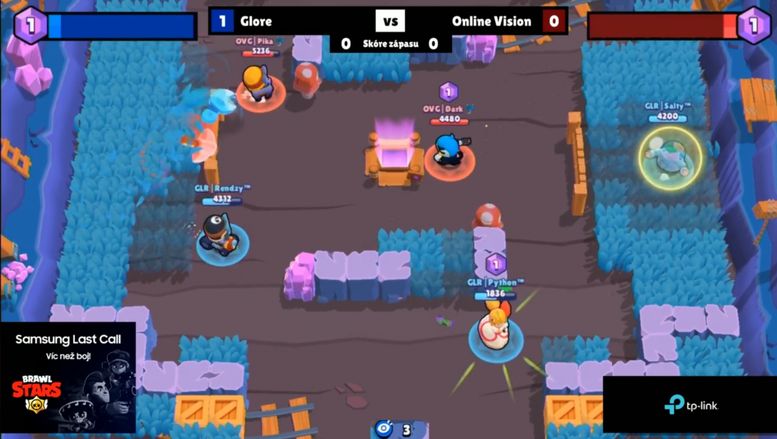 SAMSUNG Last Call: GLORE vs. Online Vision Gaming