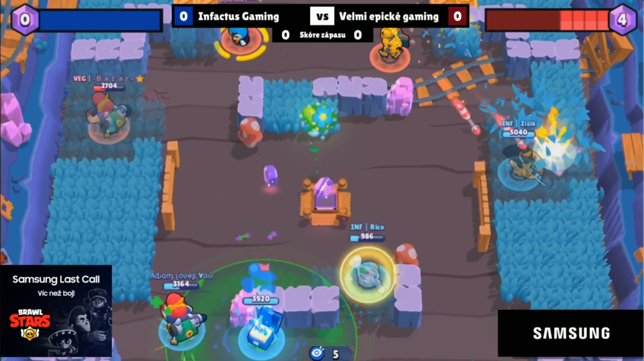 SAMSUNG Last Call: Infactus Gaming vs. Velmi Epické Gaming