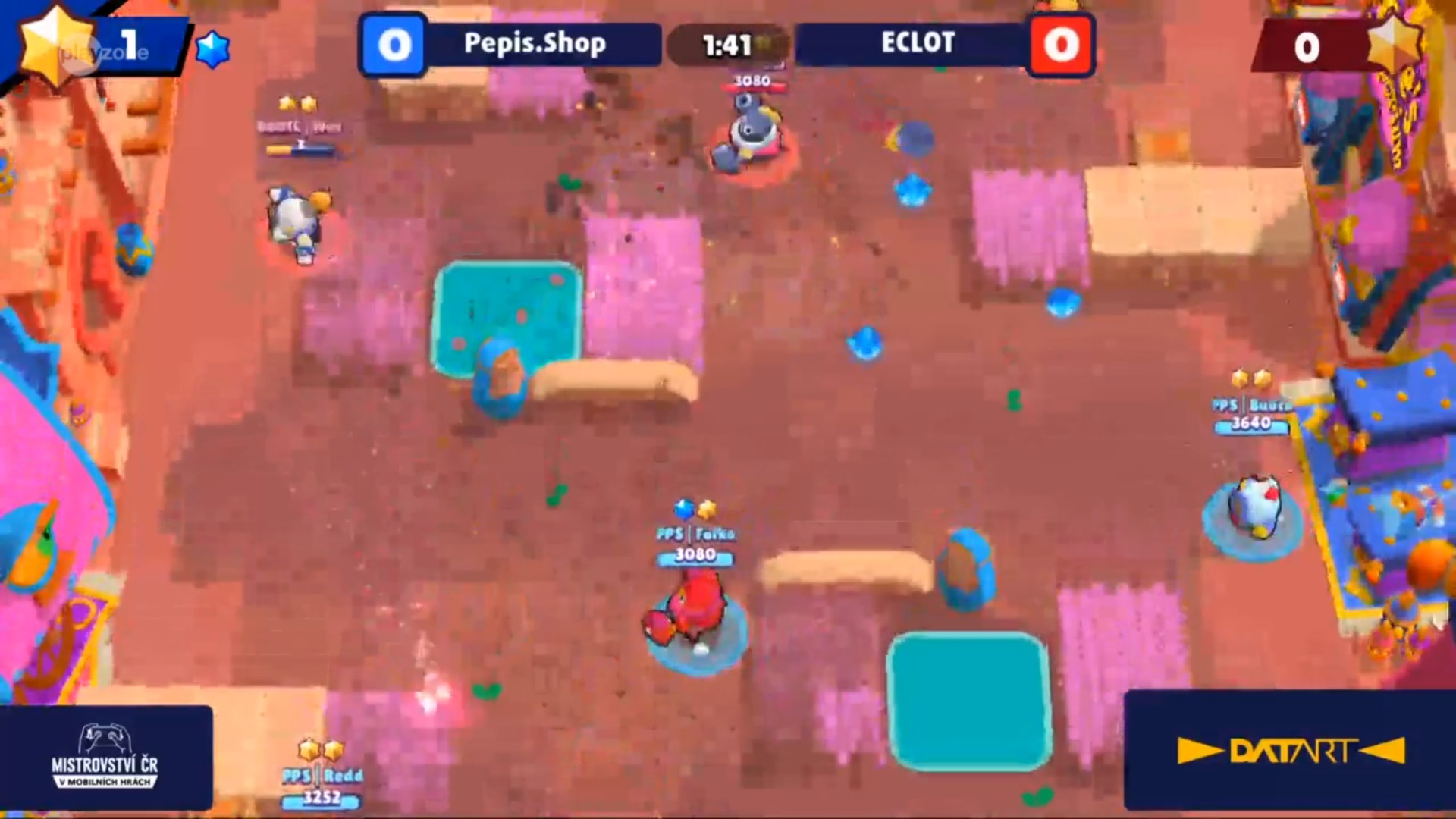 Datart MČR Brawl Stars Battle - Pepis.Shop vs. ECLOT