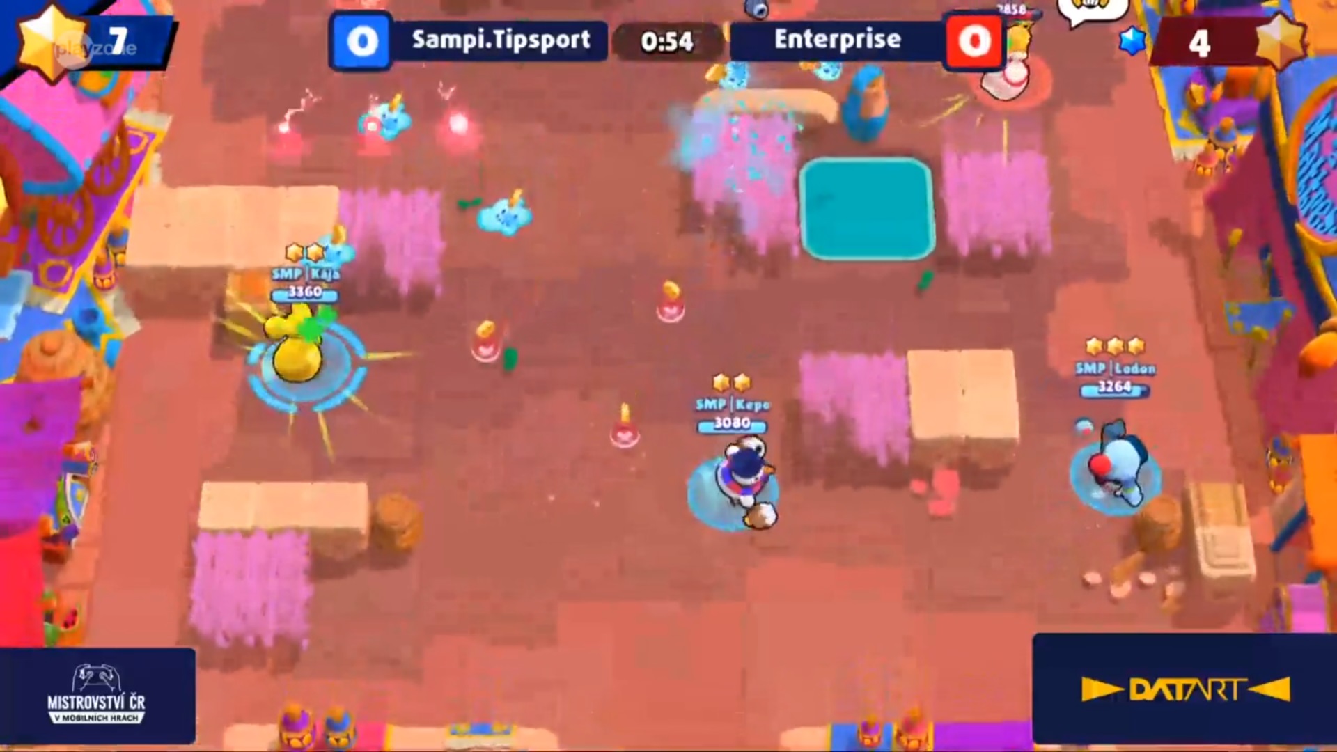 Datart MČR Brawl Stars Battle - Sampi.Tipsport vs. Enterprise