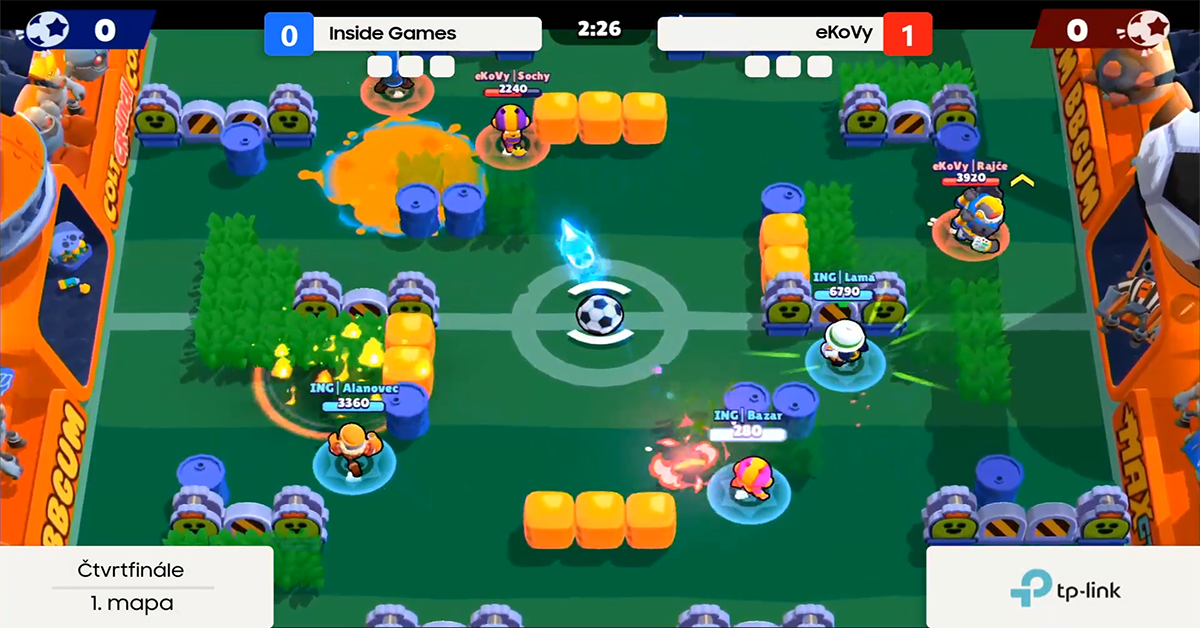 Samsung Midseason Brawl Stars - Čtvrtfinále | eKoVy vs Inside Games