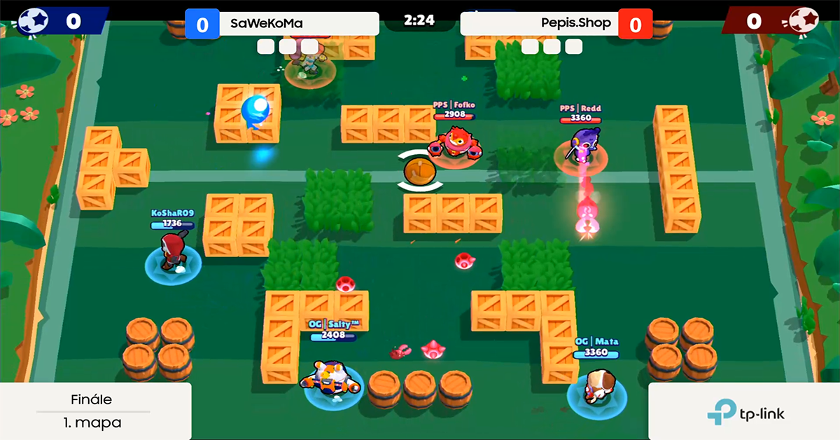 Samsung Midseason Brawl Stars - Grandfinále | SaWeKoMa vs Pepis.Shop