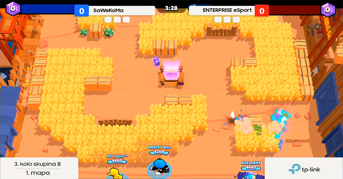 Samsung Midseason Brawl Stars - skupinová fáze | SaWeKoMa vs ENTERPRISE eSport