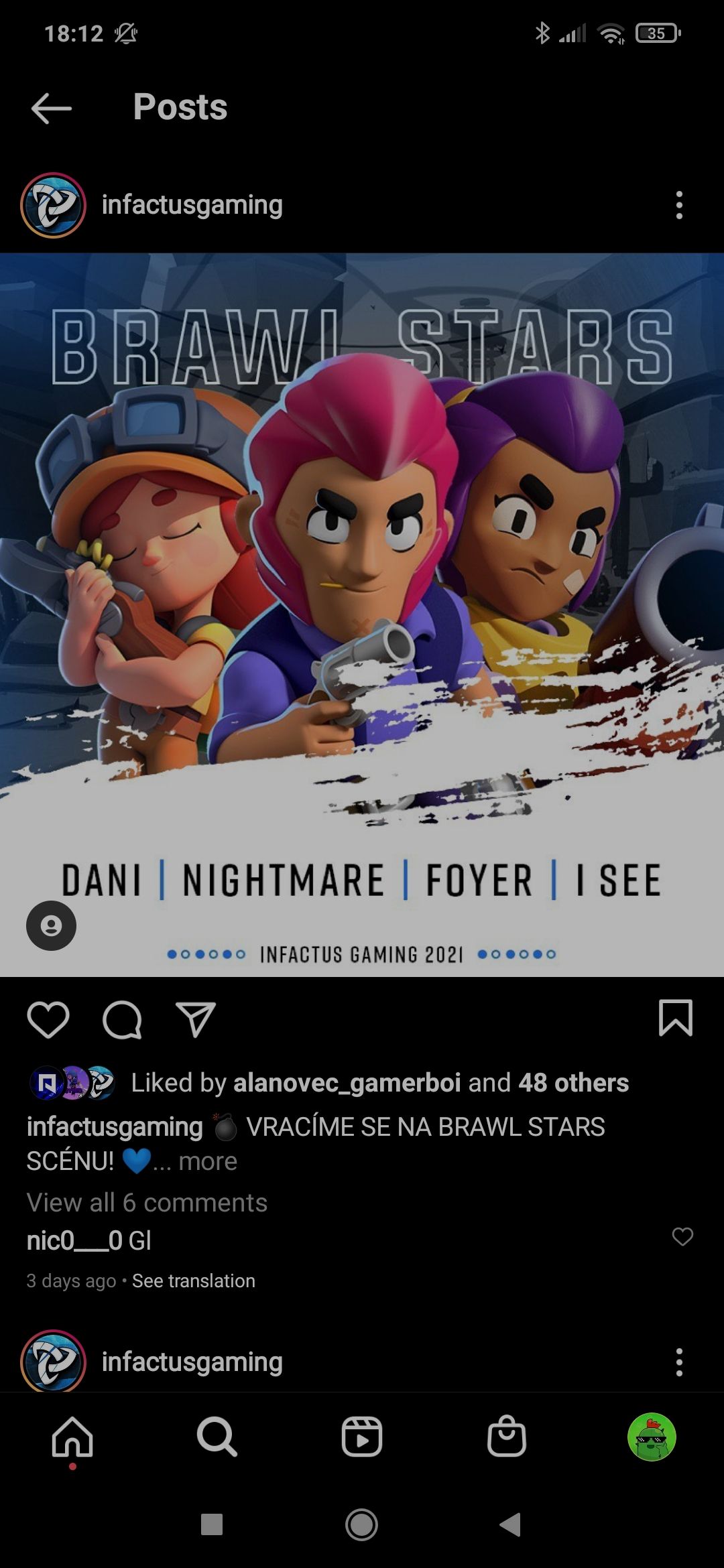 Infactus Gaming nový roster