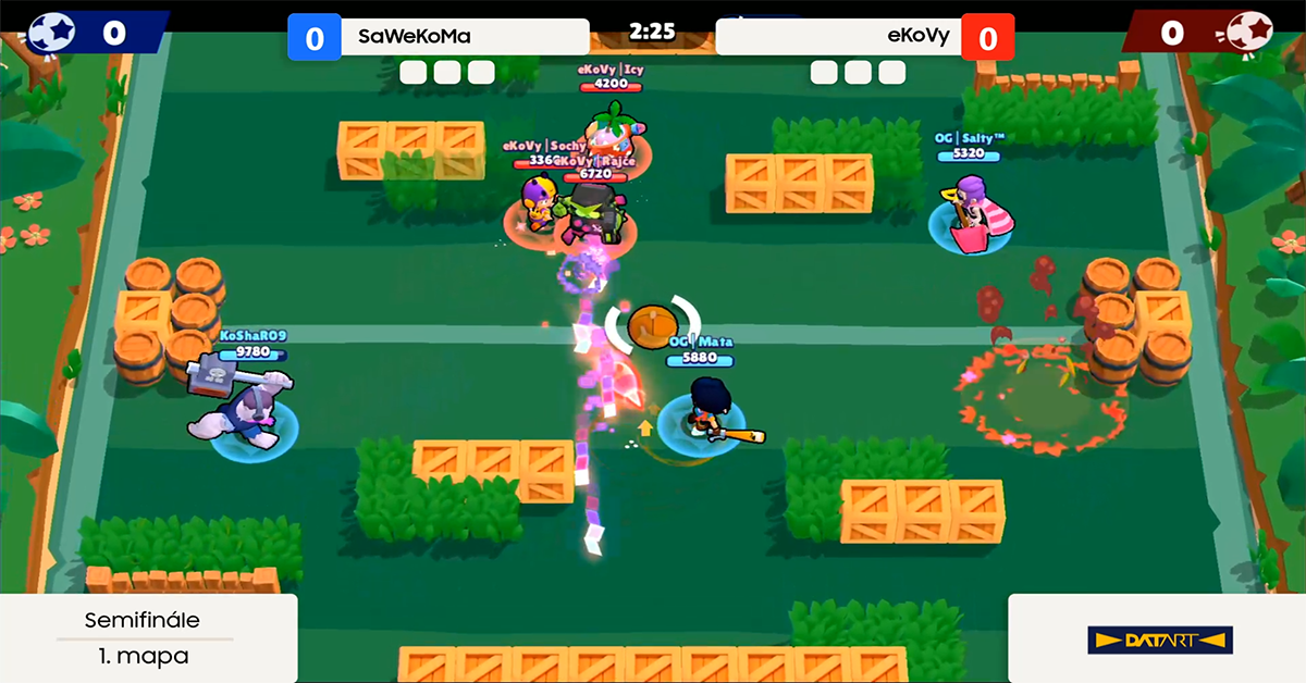 Samsung Midseason Brawl Stars - Semifinále | SaWeKoMa vs eKoVy