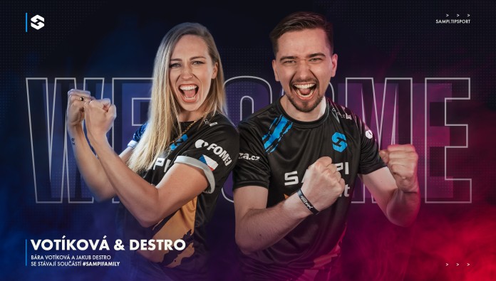 Bára Votíková a Jakub Destro