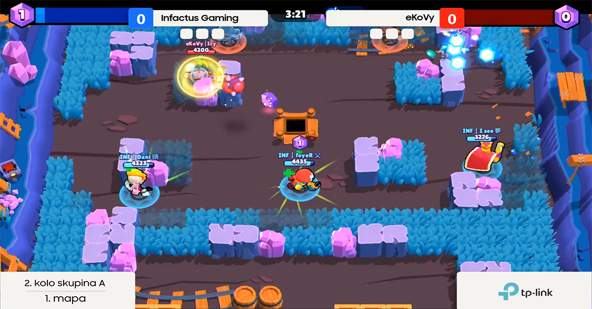 Samsung Midseason Brawl Stars - skupinová fáze | Infactus Gaming vs eKoVy