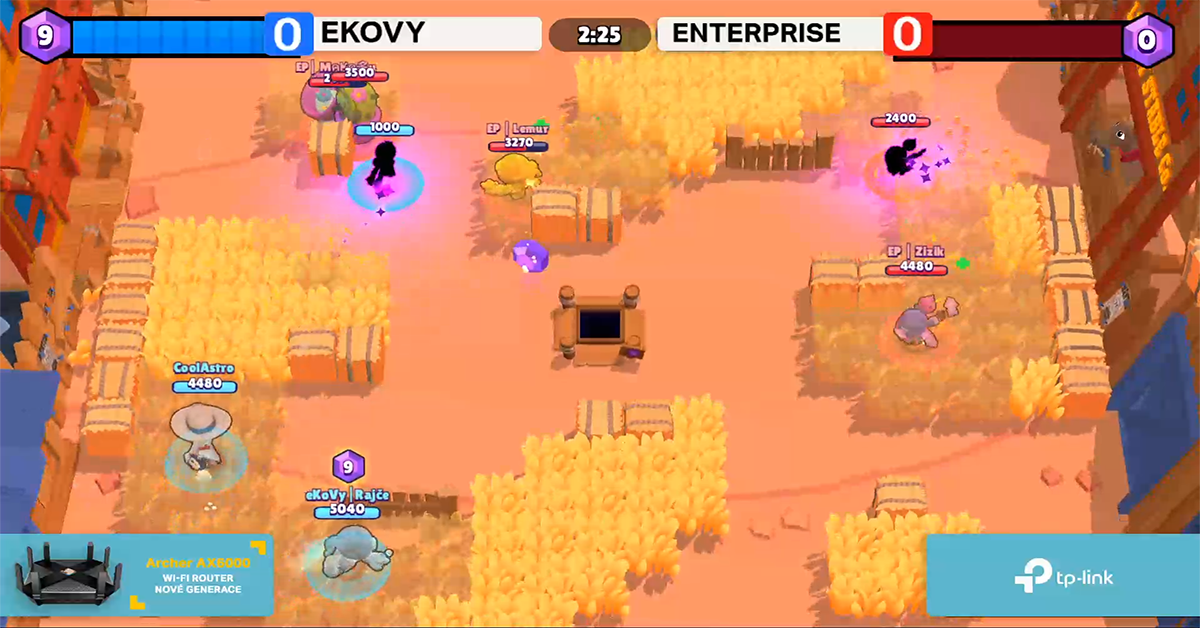 eKoVy vs ENTERPRISE esports | Semifinále WB | TP-Link MČR Brawl Stars Battle - Finále