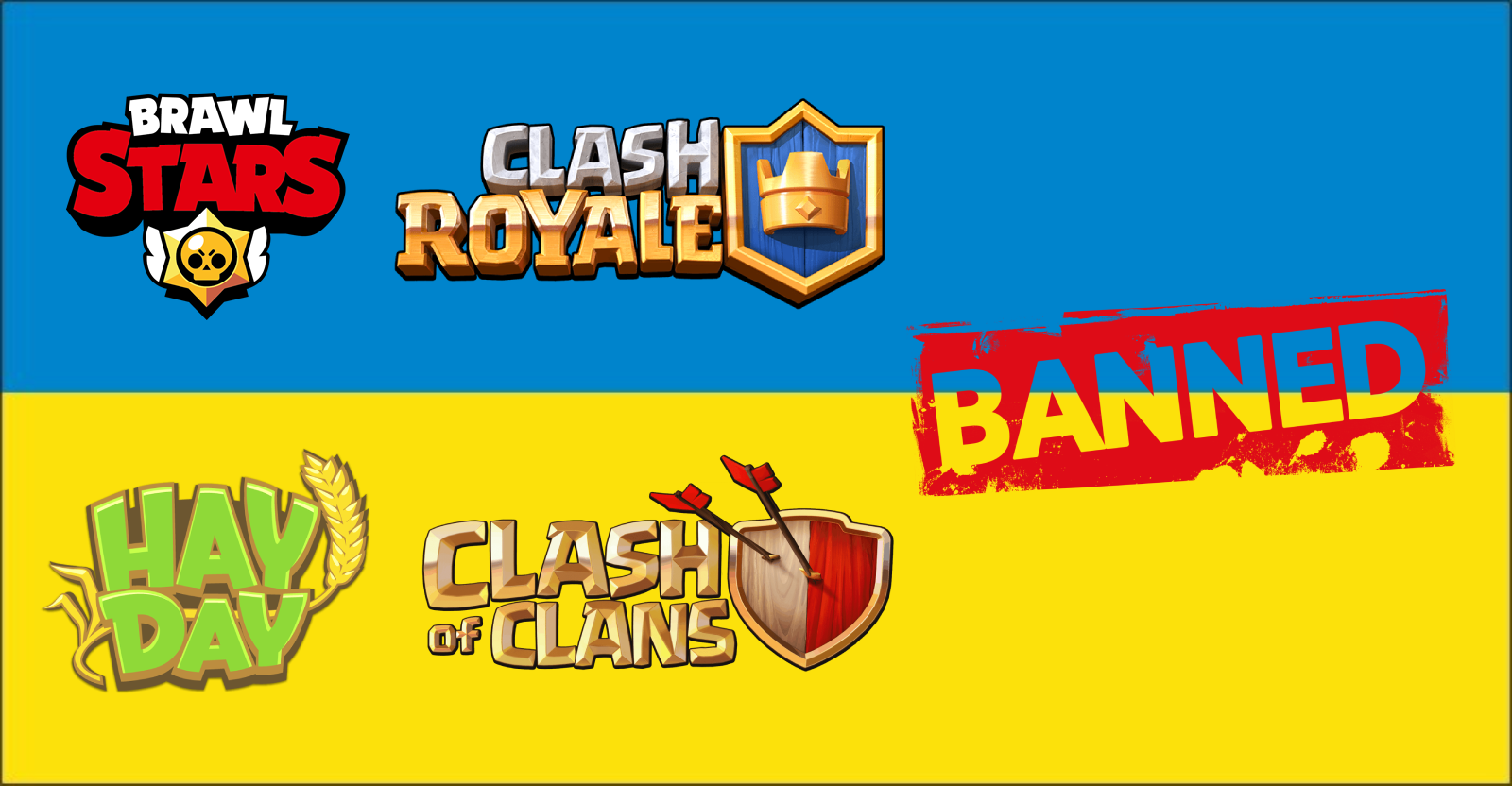 Všechny Supercell hry zakázány v Rusku