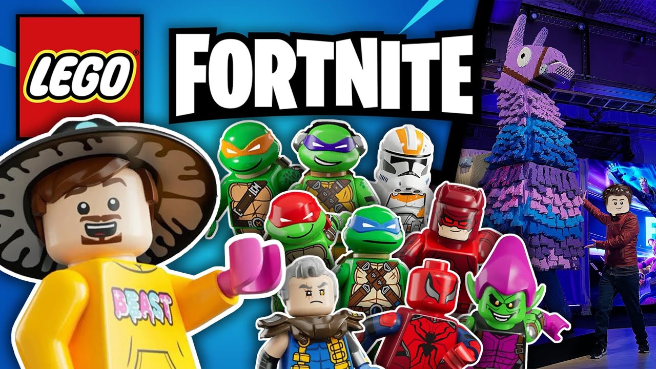 MrBeast má ve Fortnite svůj LEGO styl