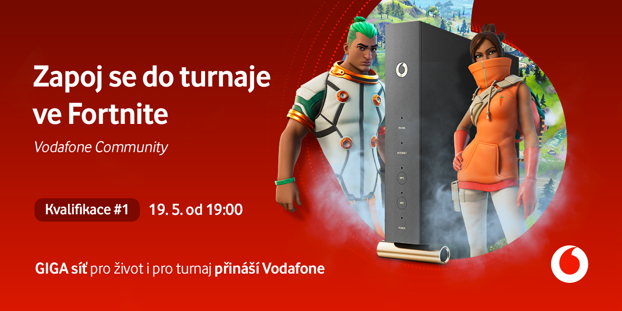 Vodafone Community ve hře Fortnite