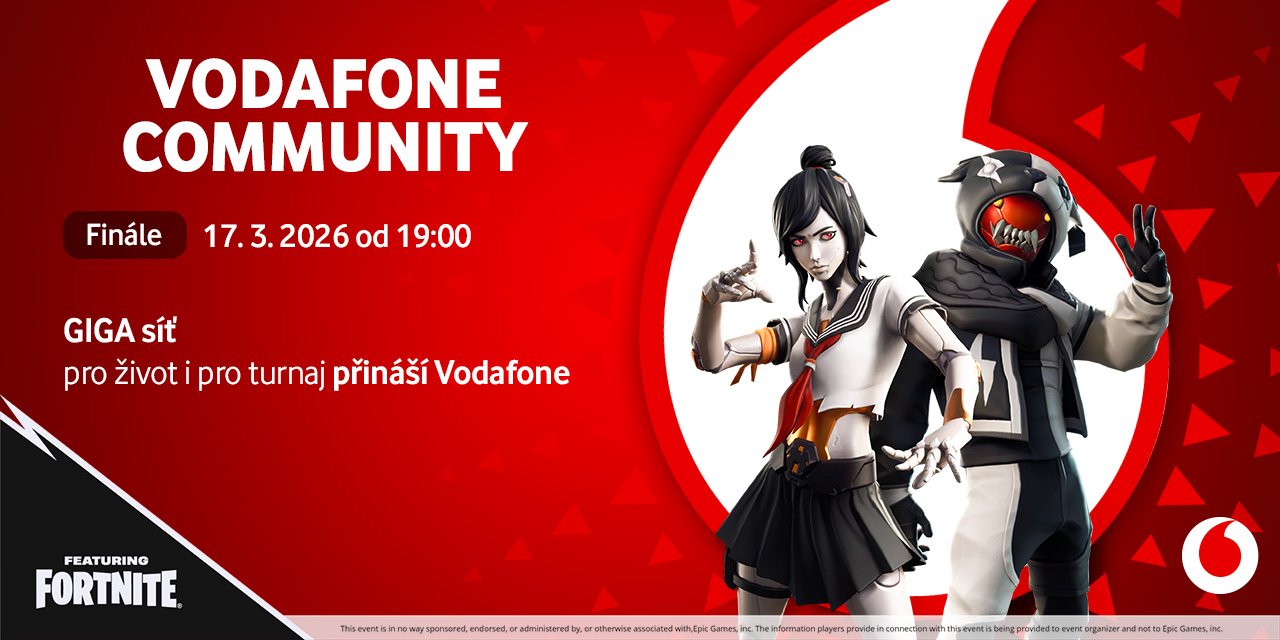 Vodafone Community ve hře Fortnite