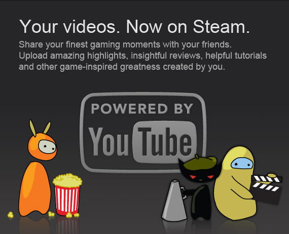 Steam a Youtube