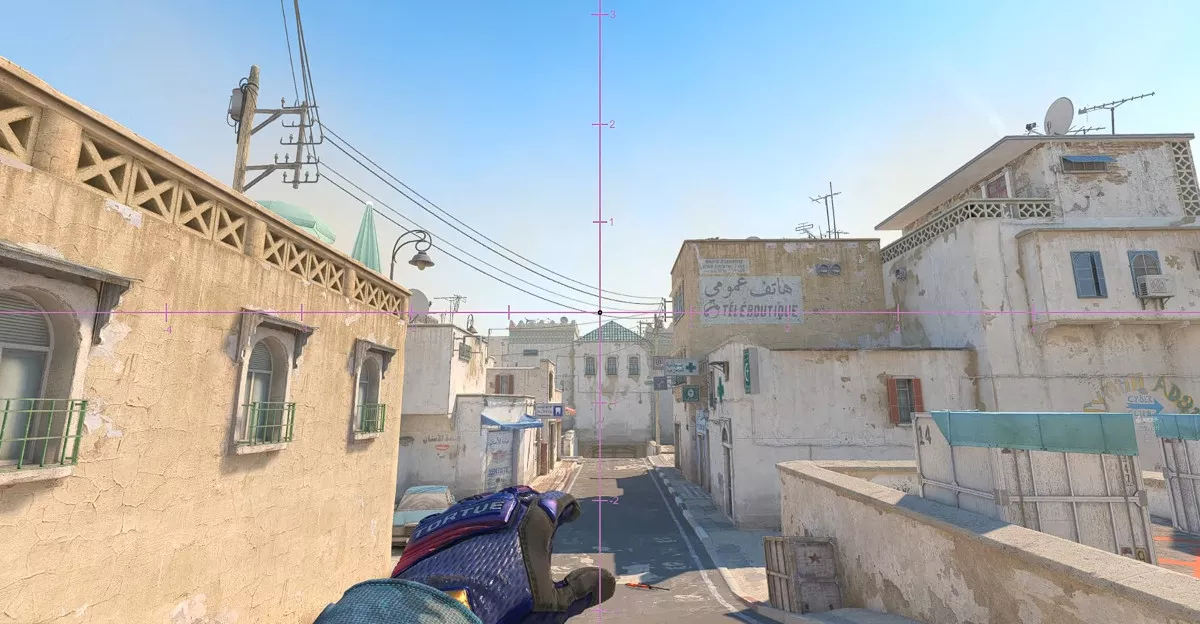 Nový crosshair na přidané mapě Dust 2