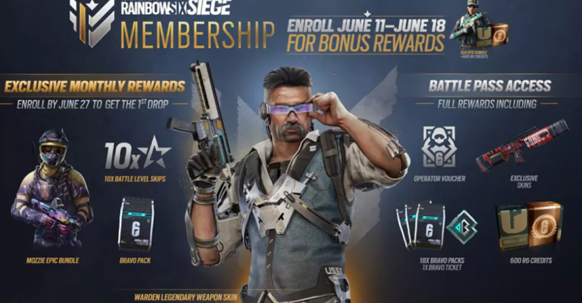 Rainbow Six Siege Membership