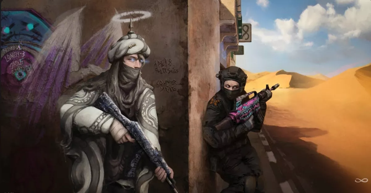 Motiv ke skladbě Counter-Strike