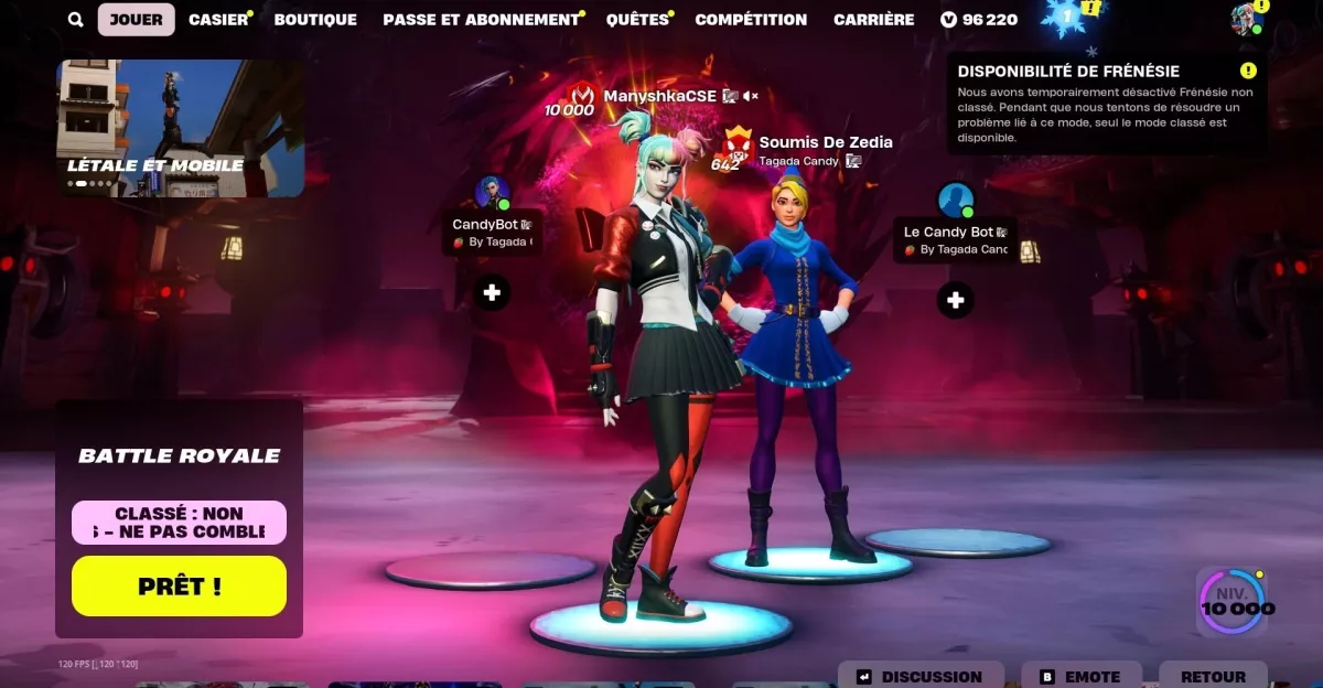 Level 10000 ve Fortnite