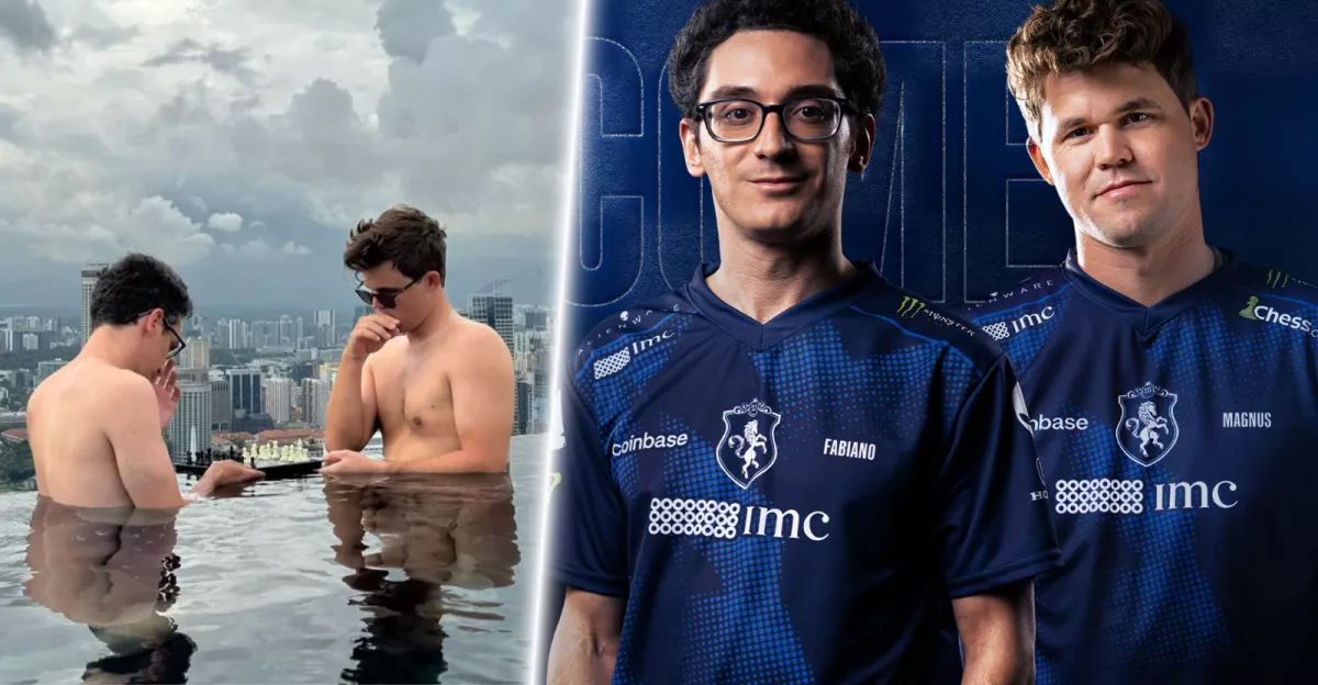 Magnus Carlsen a Fabiano Caruana podepsali u týmu Liquid