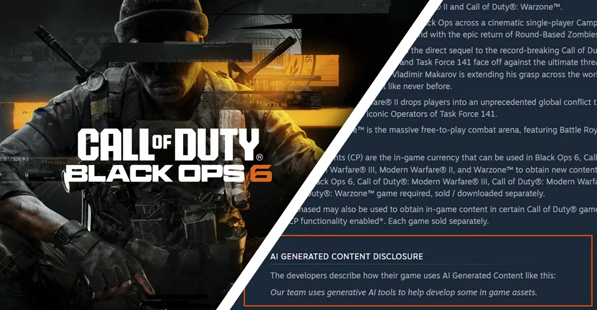 Activision využívá AI k tvorbě obsahu!