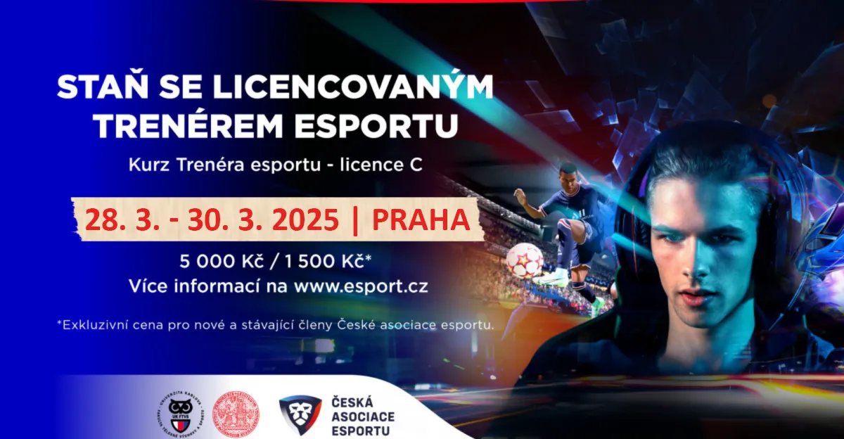 Staň se licencovaným trenérm esportu