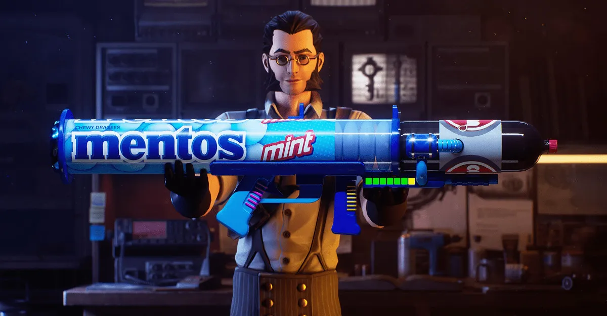 Mentos Fizzooka