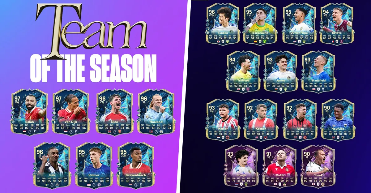 Anglický Tým Sezony je tady!