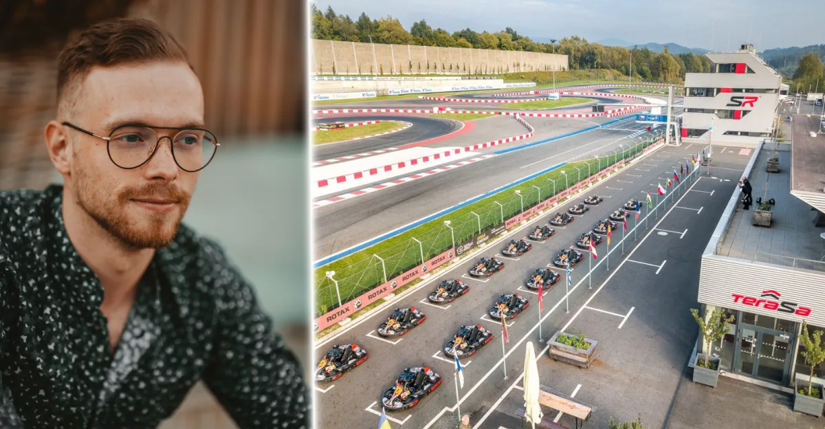 Závodní trať Steel Ring v Třinci se mění v kolbiště nejslavnějších jmen českého internetu