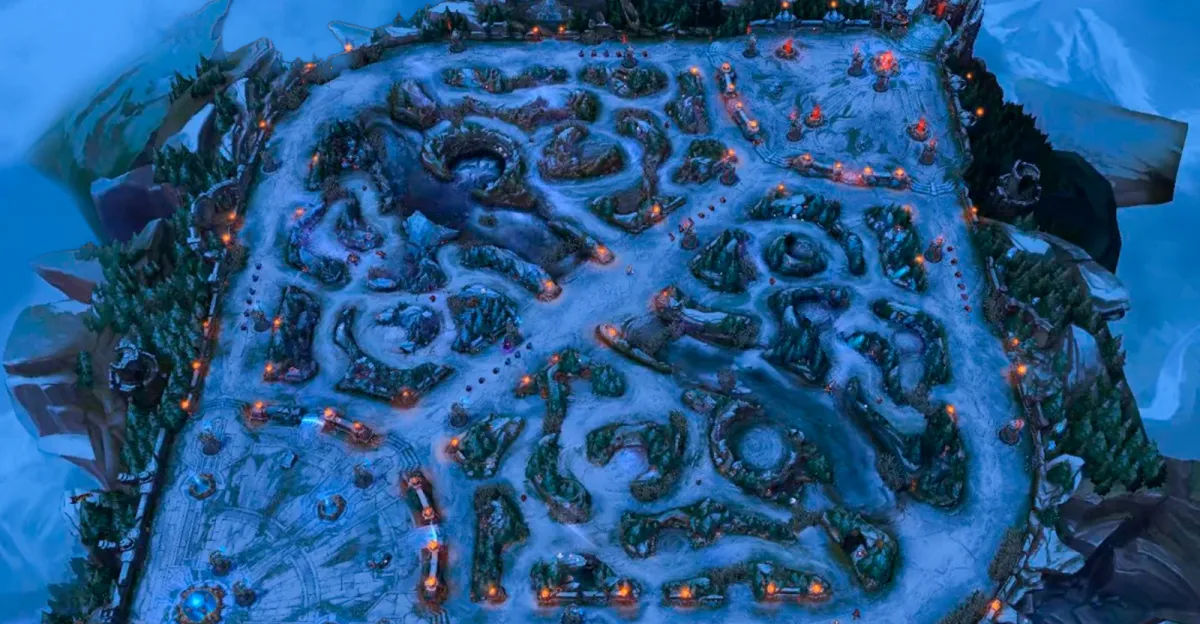Zimní mapa v League of Legends