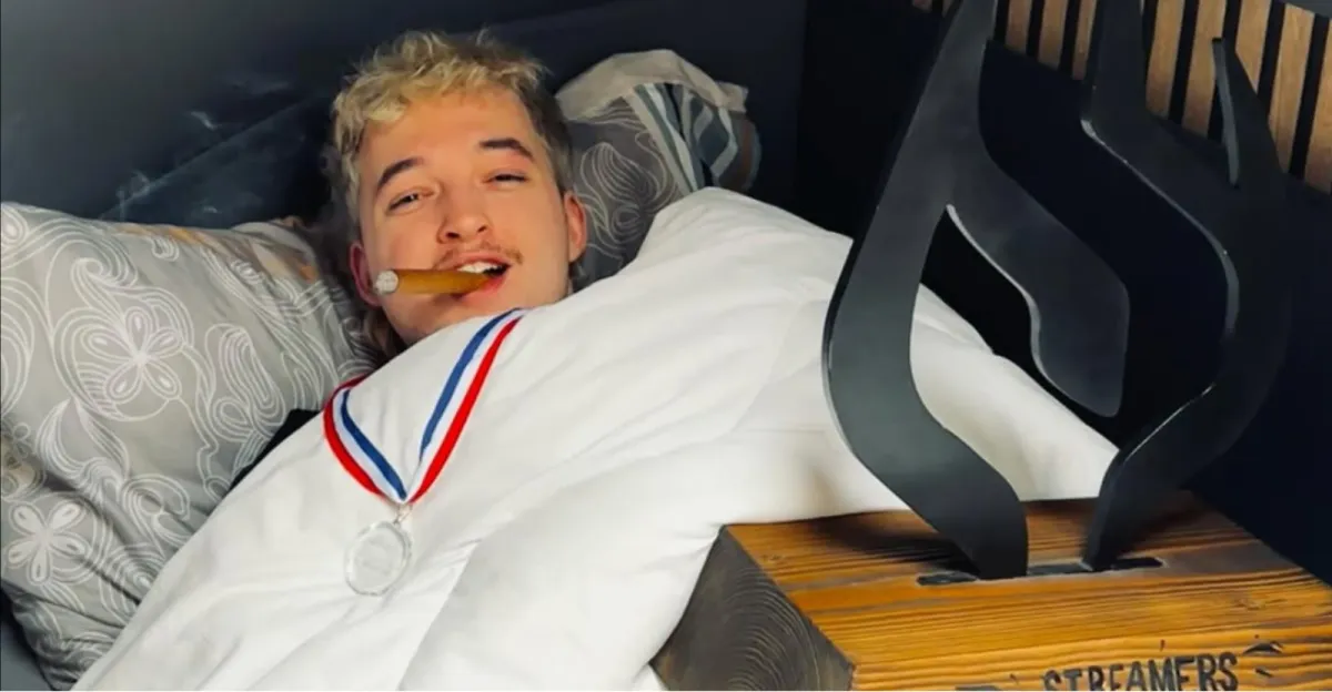 Kapesnik po výhře na Streamers Clash