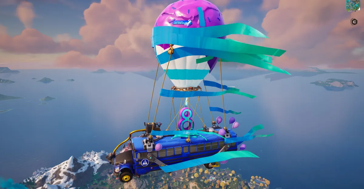 Fortnite slaví 8 narozeniny