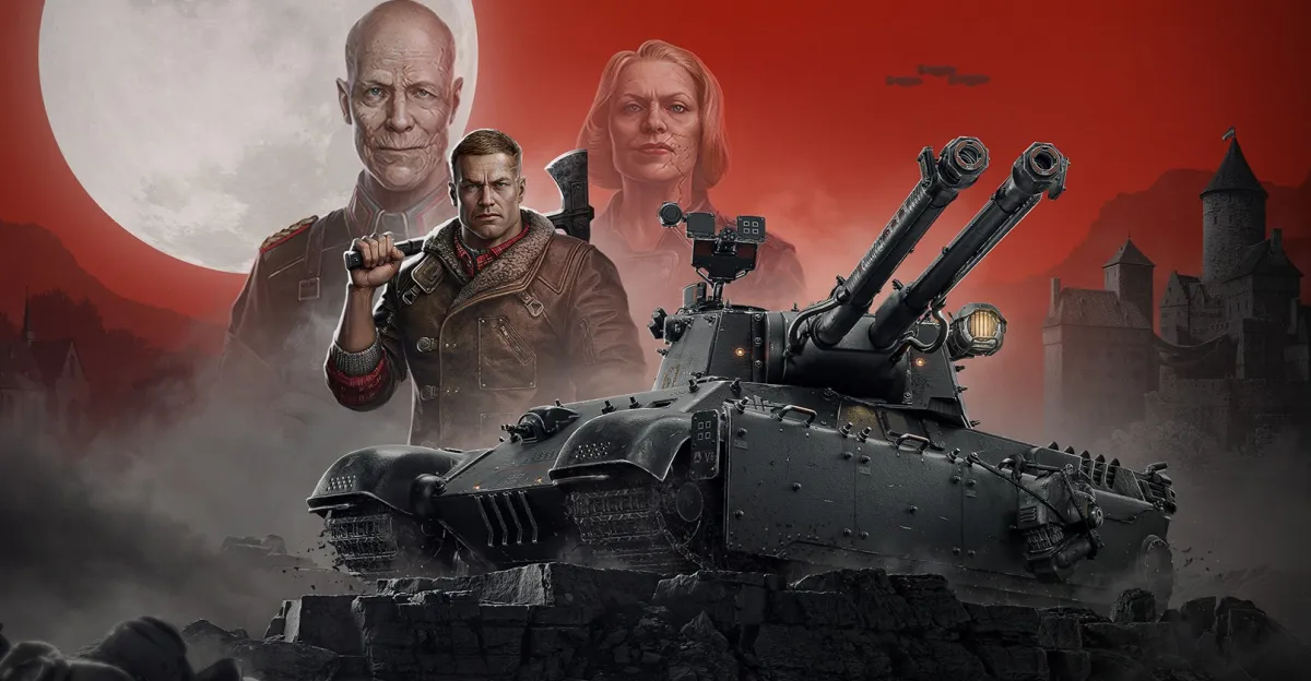 B. J. Blazkowicz míří World of Tanks