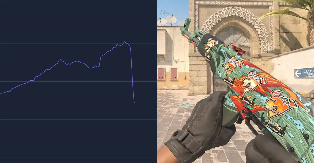 Úpadek trhu s Counter-Strike předměty
