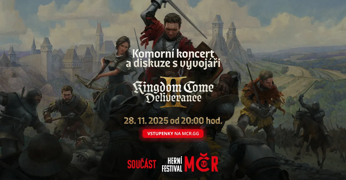 Živý koncert ingdom Come: Deliverance II na Herním festivalu MČR