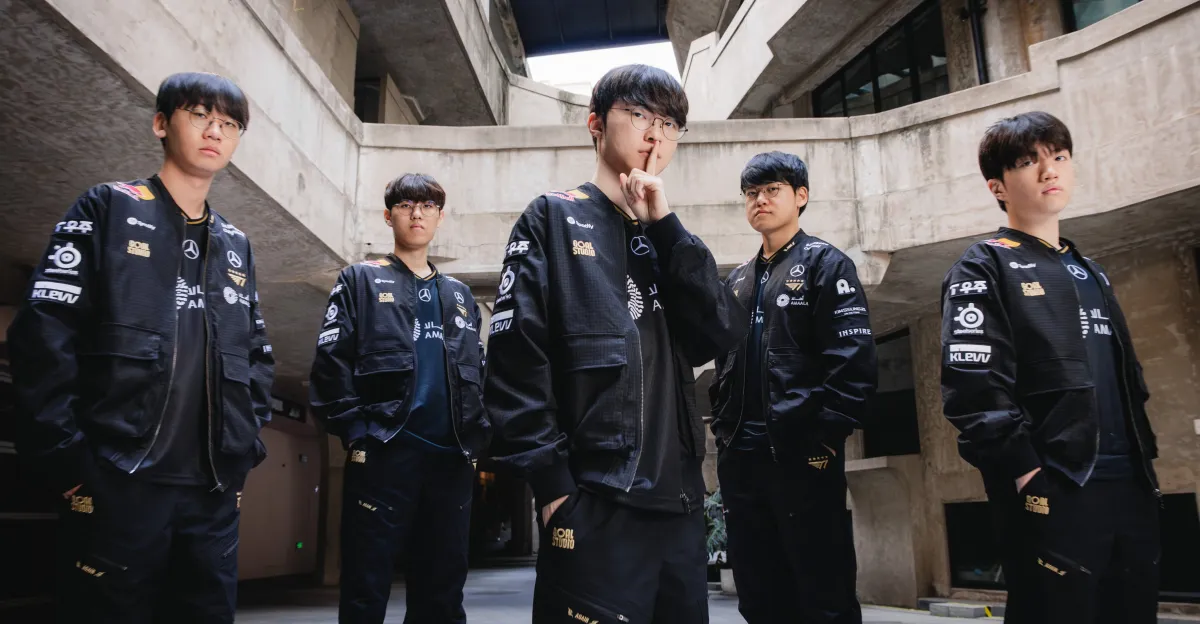 Sestava T1 na Worlds 2025