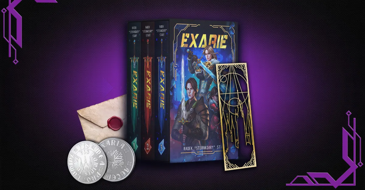 Knižní trilogie Exarie