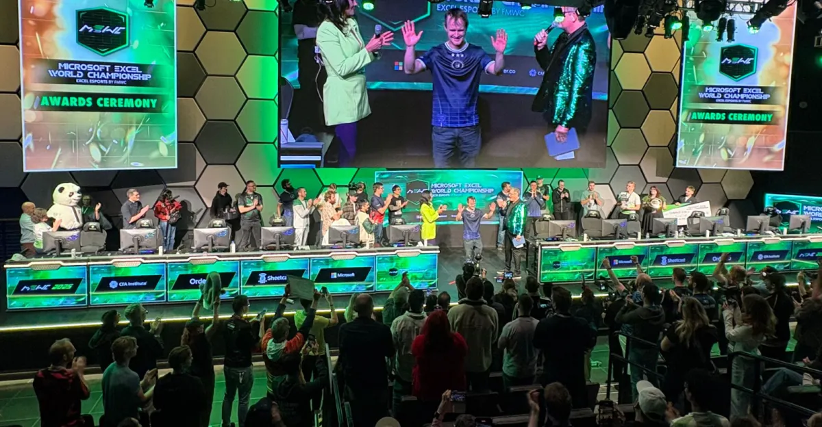 Diarmuid Early vítězem Microsoft Excel World Championship 2025