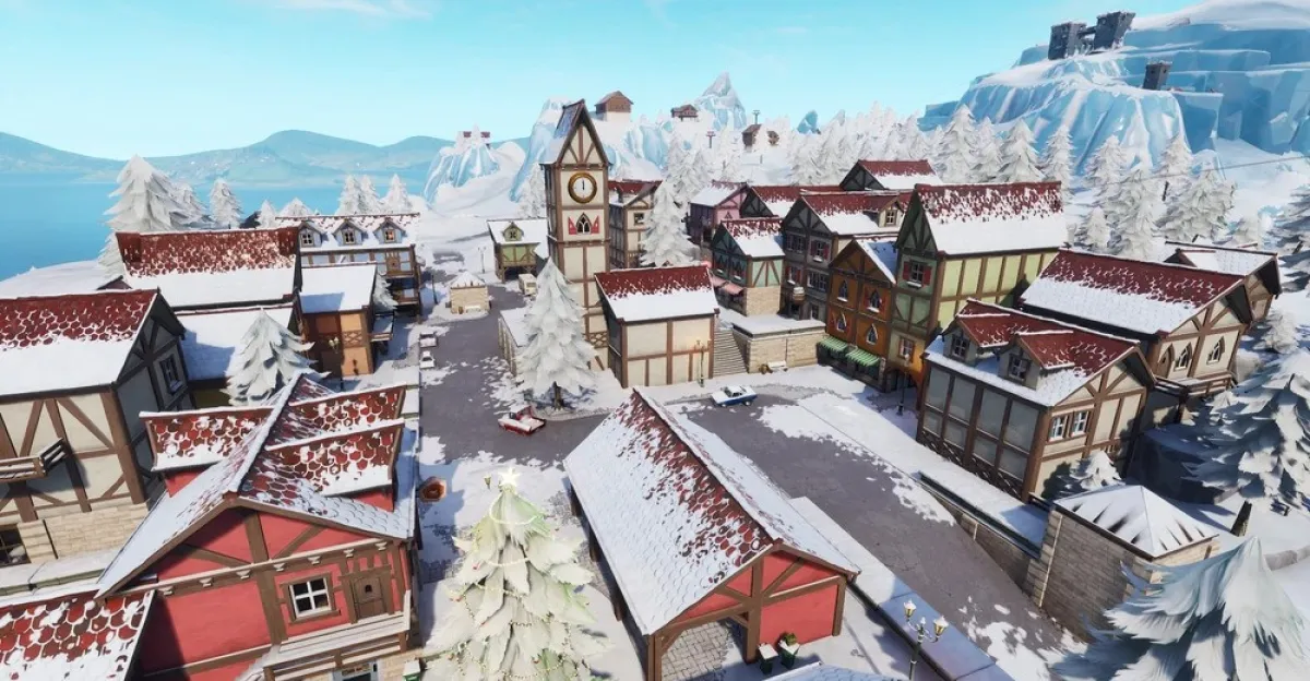 lokace Happy Hamlet ve Fortnite