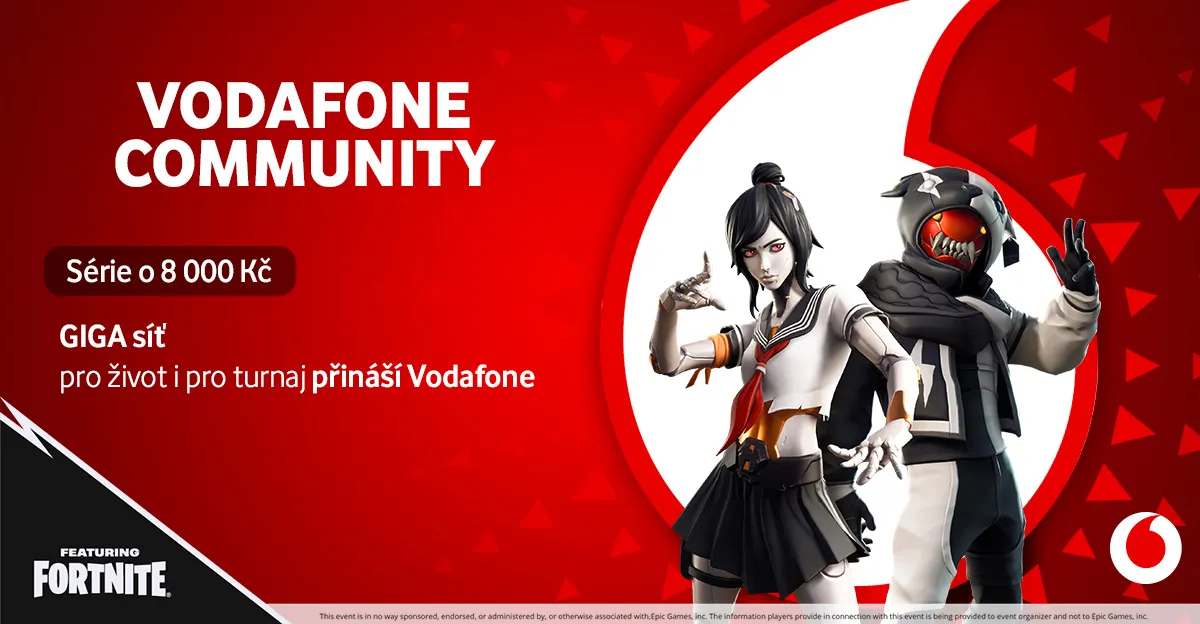 Vodafone Community ve hře Fortnite