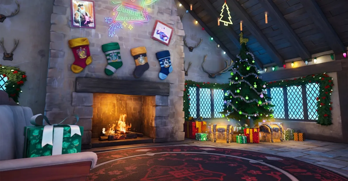 Interiér chaty ve Winterfest 2025 