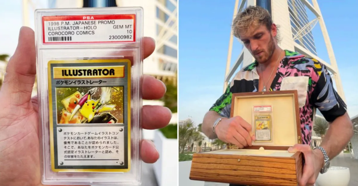 Logan Paul a jeho Pikachu Illustrator