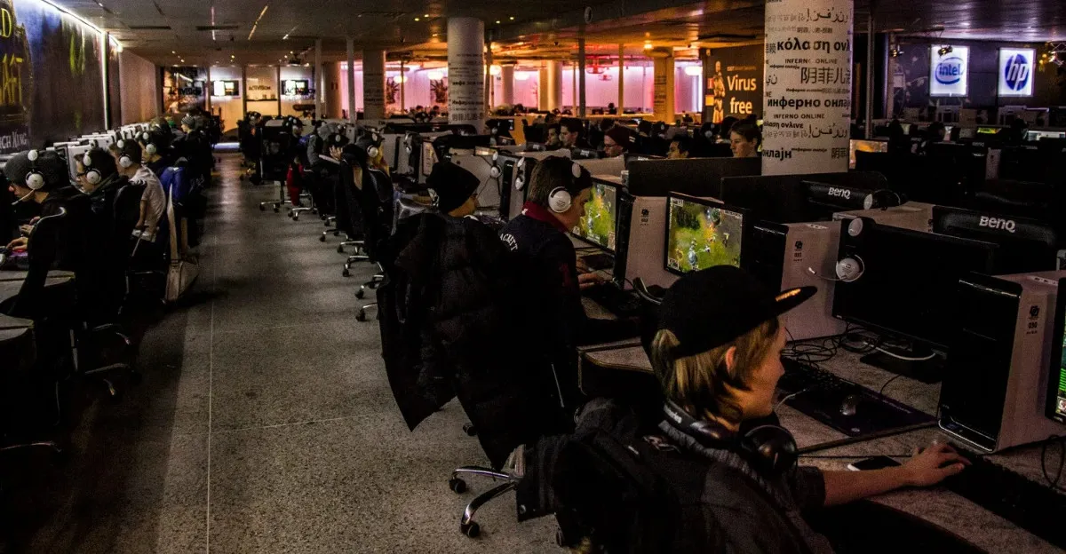 Dobová fotografie z Inferno Online Odenplan