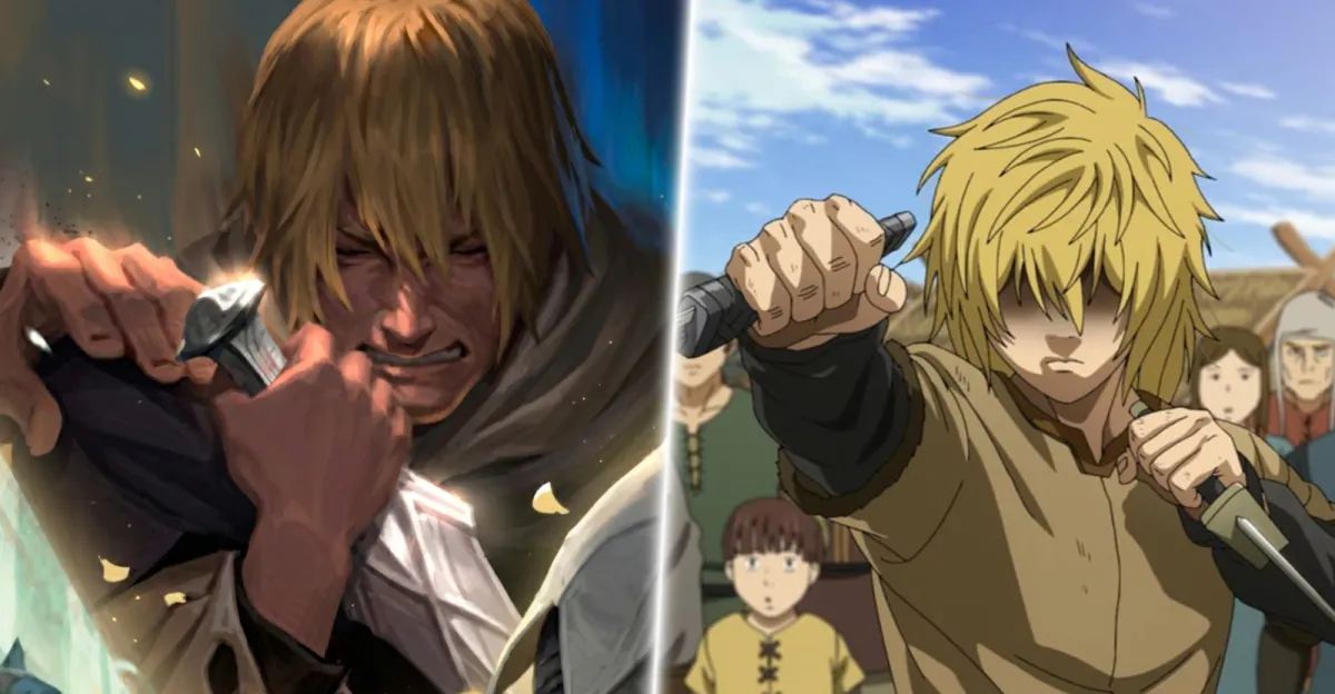 Locke, potenciálně nová postava (vlevo) a Thorfinn z anime Vinland Saga