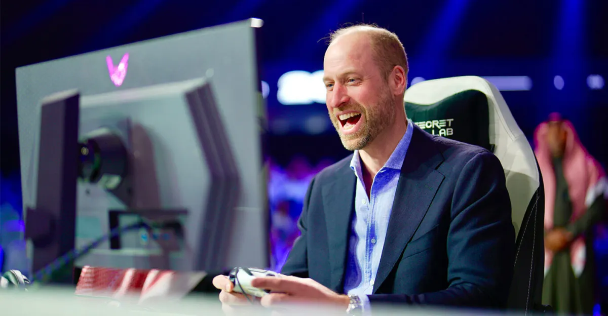 Princ William si užívá Rocket League showmatch