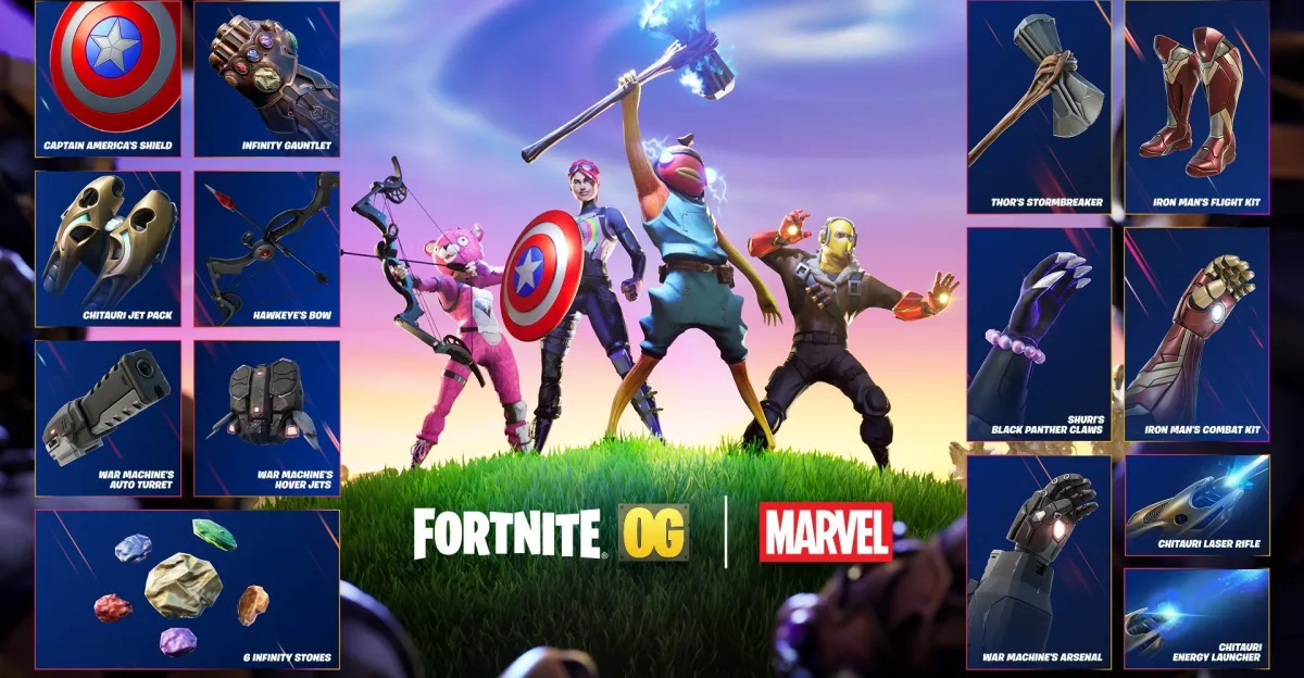 Fortnite spustil návrat Endgame a tentokrát přihodil i novější mythiky