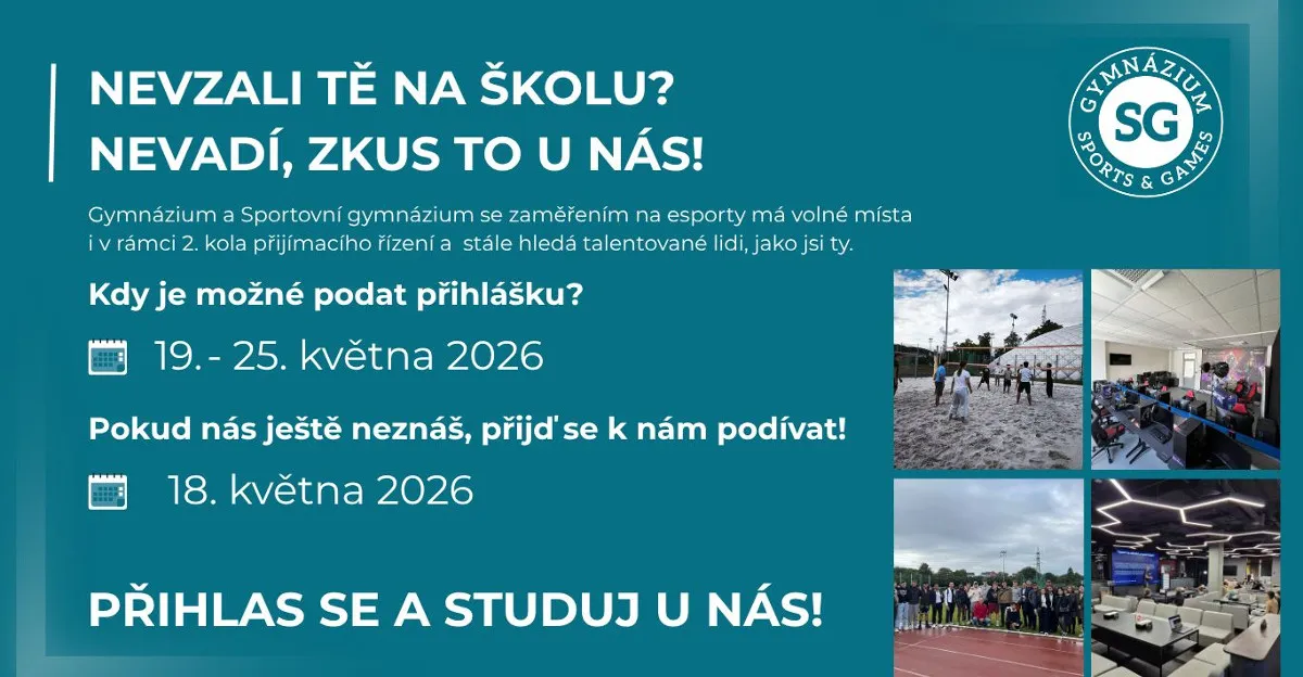 Gymnázium a Sportovní gymnázium se zaměřením na esporty