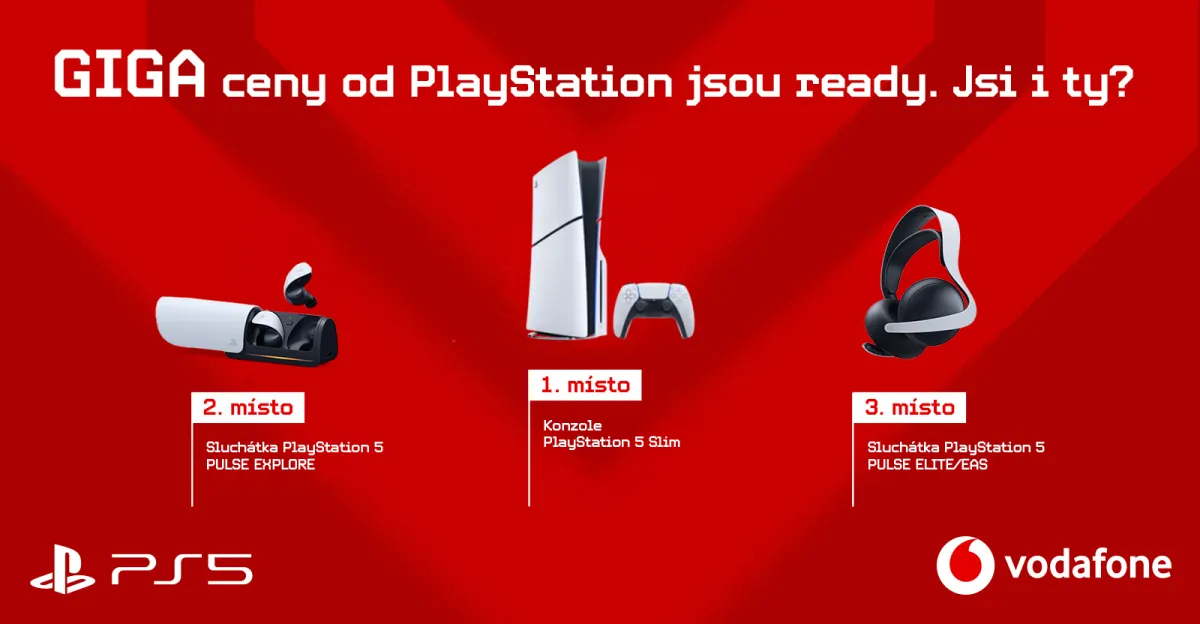 Sleduj stream a vyhraj PlayStation 5! Vodafone Talent Quiz běží po celý víkend