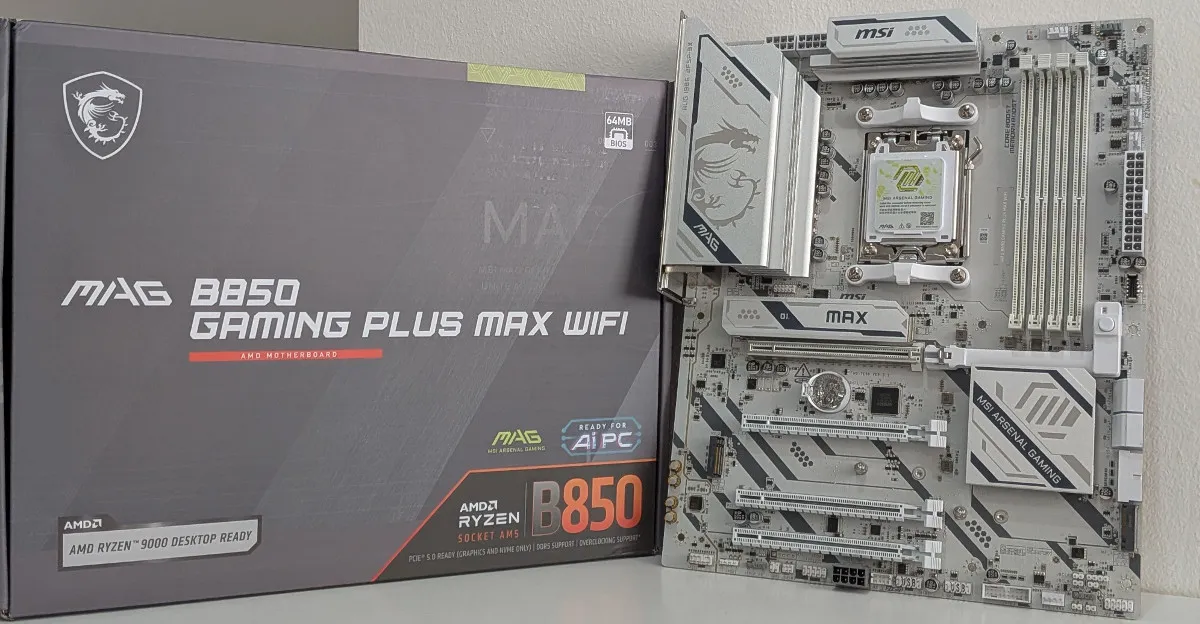 MSI MAG B850 GAMING PLUS MAX WIFI