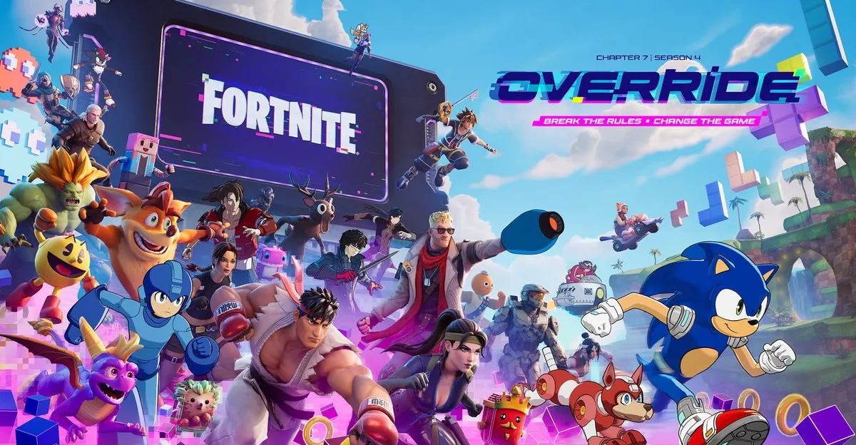 Nová sezóna ve Fortnite Override